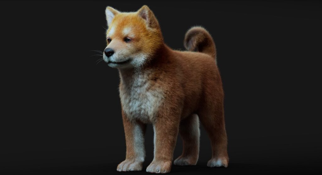 A Digital Dog from The Digital Pets Company.