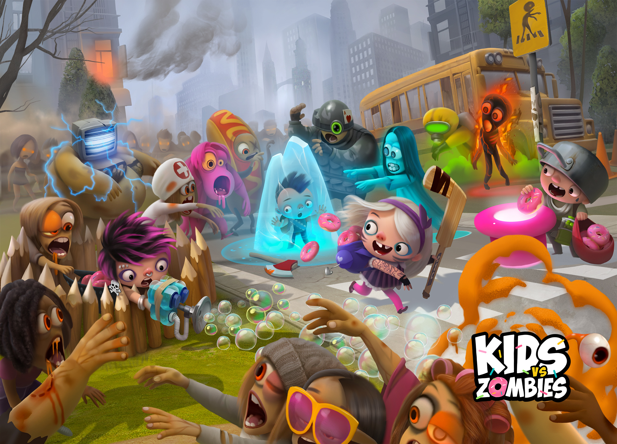 Donut Lab is creating Kids vs Zombies.