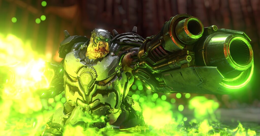 Doom Eternal has plenty of green goo.