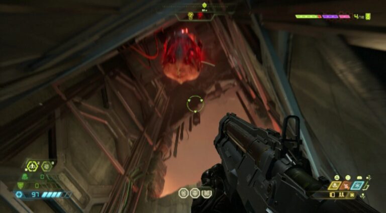 Dean Takahashi's lucky shot in Doom Eternal.