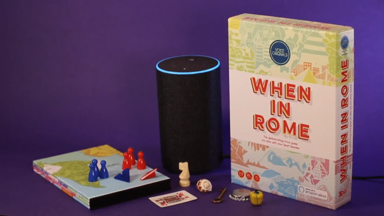 When in Rome board game with Alexa