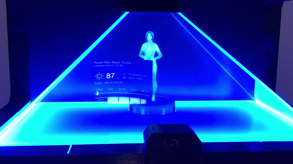 This Halo fan made his own Cortana hologram