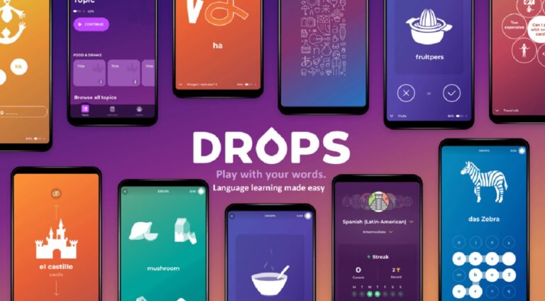 Drops is available on mobile and the web.