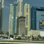 Skyscrapers are all over Dubai.