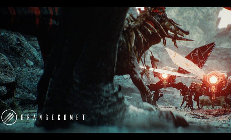 Orange Comet is making an action game out of Dinosaurs vs. Aliens.