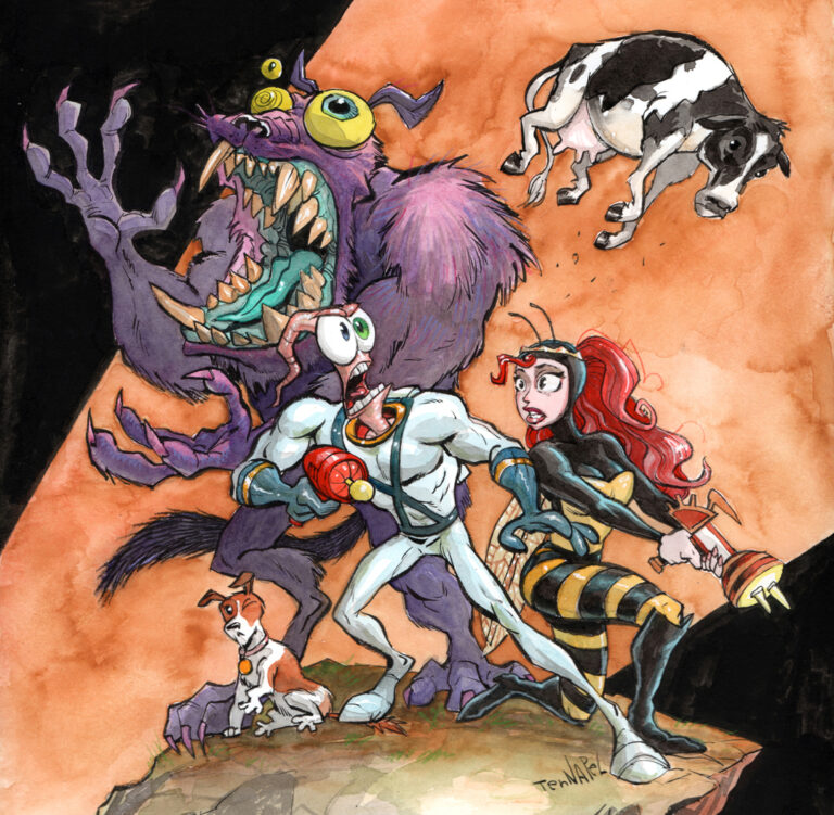 Earthworm Jim is back.