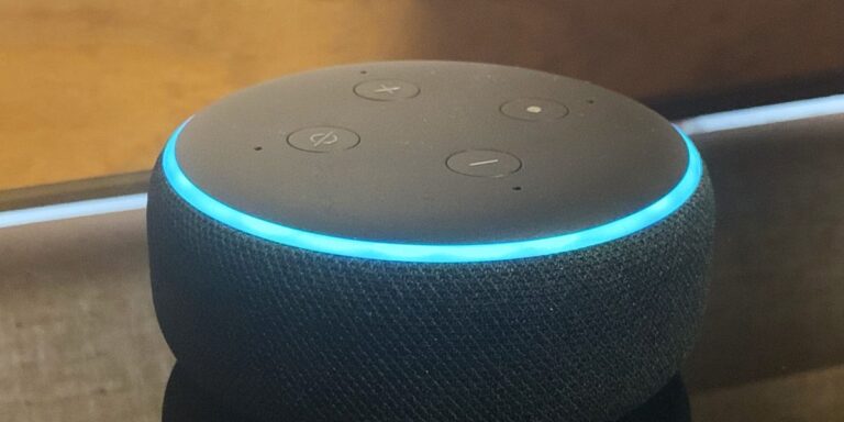 The third-generation Echo Dot.