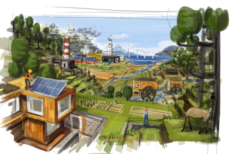 Eco artwork.