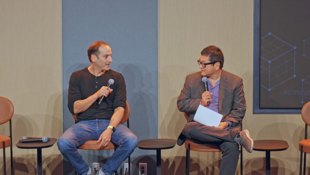 Elan Lee, CEO of Exploding Kittens, talks with Dean Takahashi at GamesBeat Next 2024.