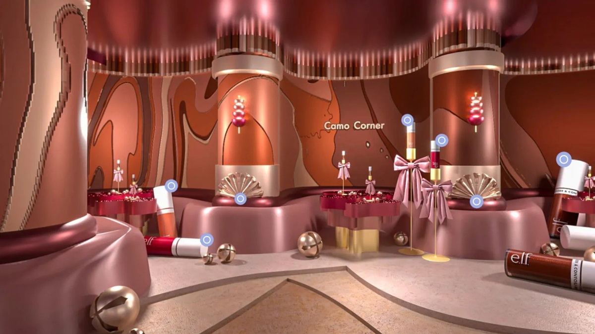 Elf Cosmetics virtual loyalty lounge.