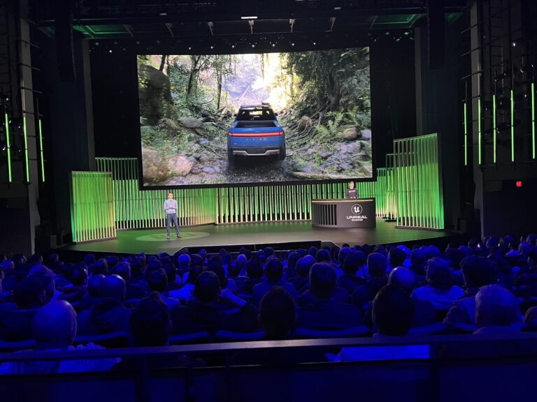A Rivian EV with Unreal Engine 5.2.