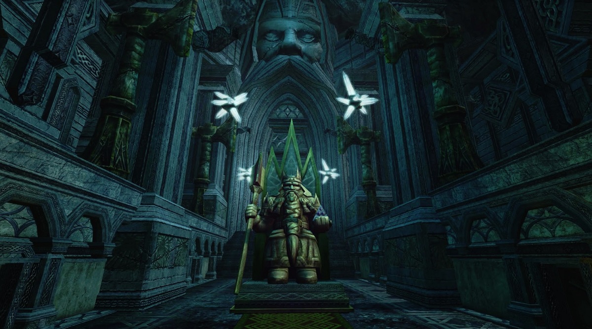 Inside Erebor, or the Lonely Mountain.