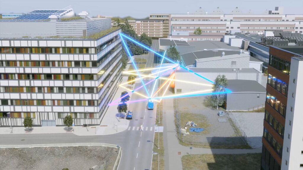Ericsson is testing 5G network signals in Omniverse.