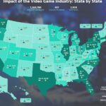 This 2017 ESA report showed where game jobs and companies were in the U.S.