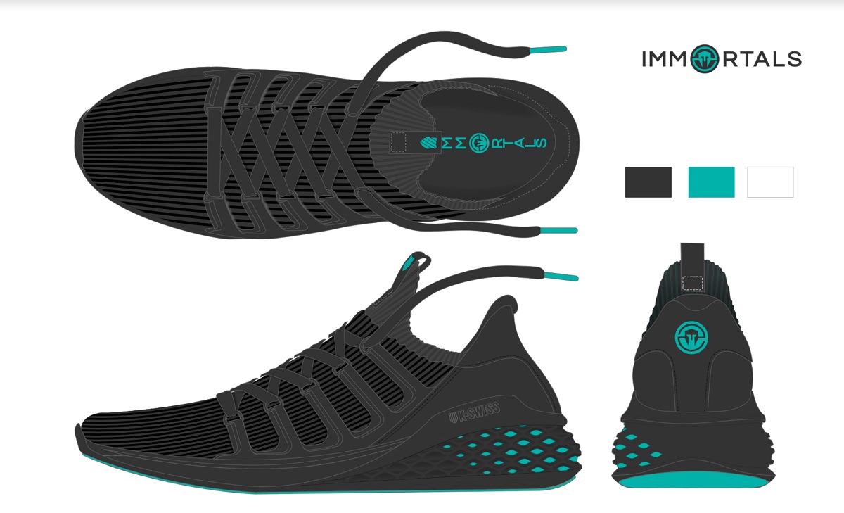 K-Swiss and Immortals are selling an esports shoe.