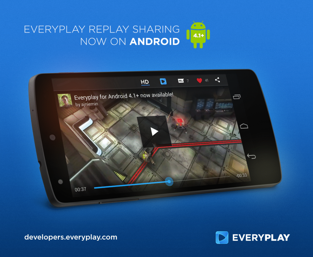 Everyplay overcomes technical hurdles to bring gameplay recording to Android 4.1 and up