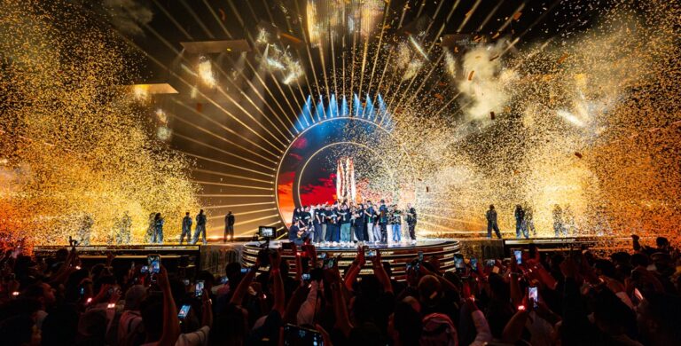 The conclusion of the Esports World Cup took the form of a big concert.