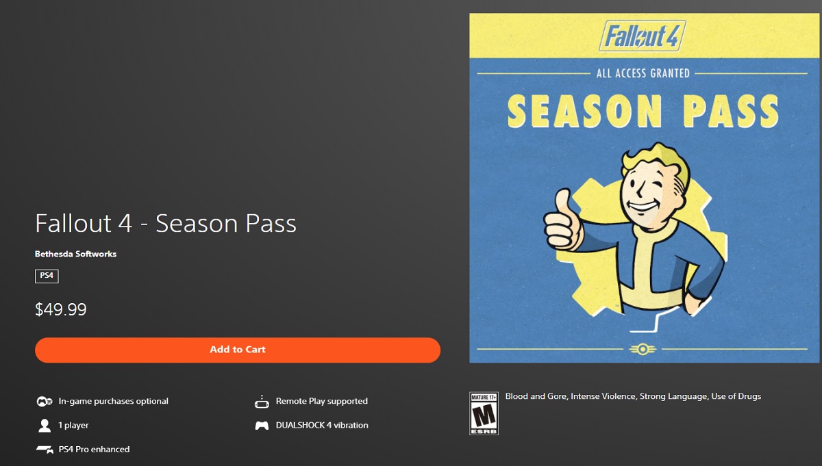 Fallout 4's DLC is the subject of a lawsuit alleging false advertising.