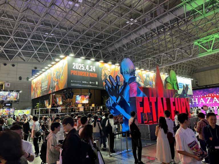 SNK had a busy booth at the Tokyo Game Show.
