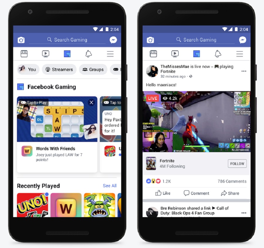 Facebook Game Tab is the new home for gaming content on Facebook.