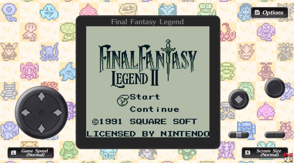 Collection of SaGa: Final Fantasy Legend.