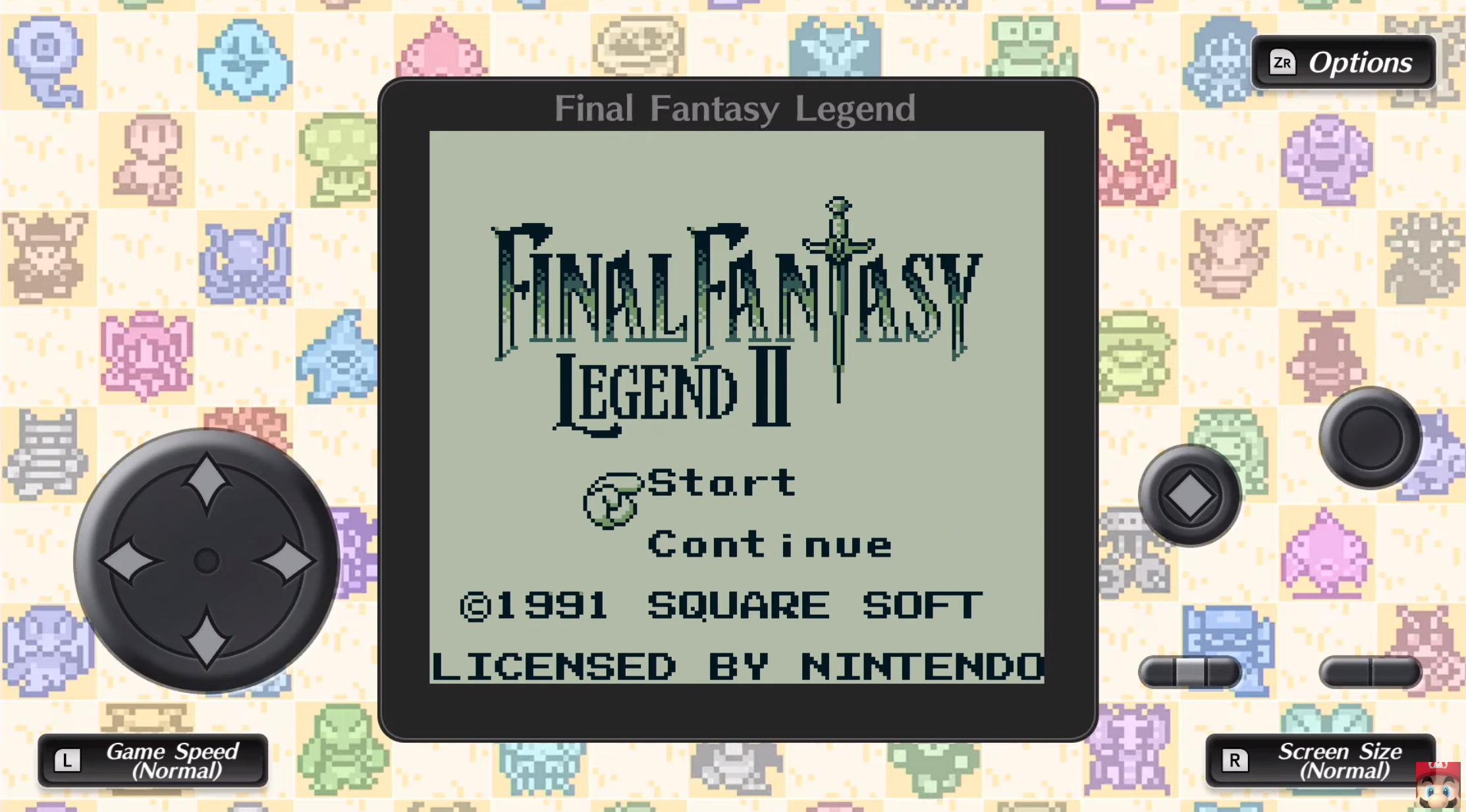 Collection of SaGa: Final Fantasy Legend.