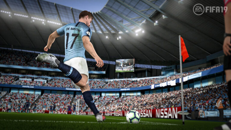 FIFA 19's animations look smoother than its predecessor on Switch.
