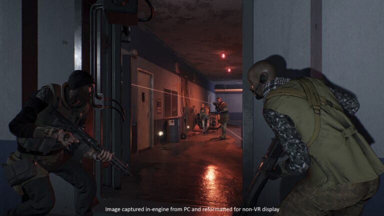 The laser beams definitely help you aim in VR.