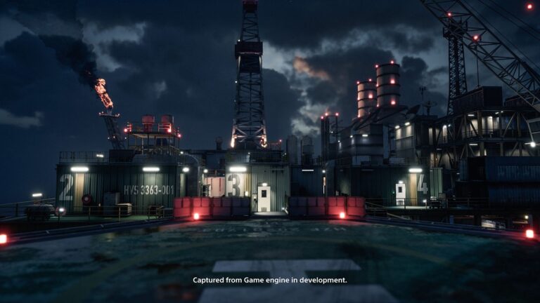 The oil rig map in Firewall: Ultra.