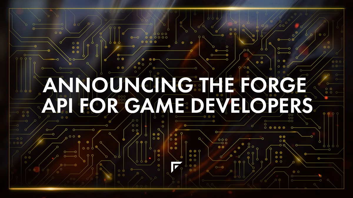 Forge's API for players rewards and engagement is ready.