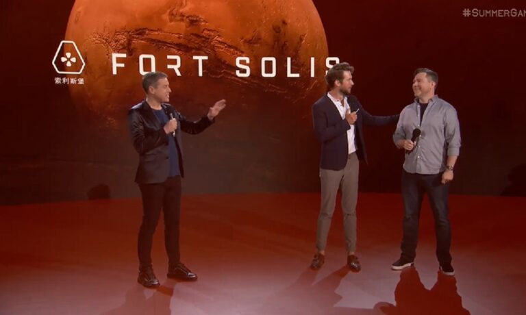 Fort Solis stars Roger Clark and Troy Baker.