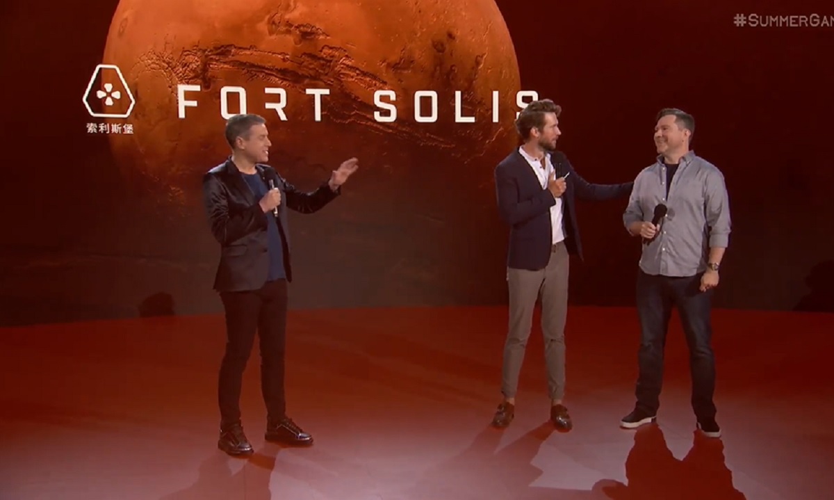 Fort Solis stars Roger Clark and Troy Baker.