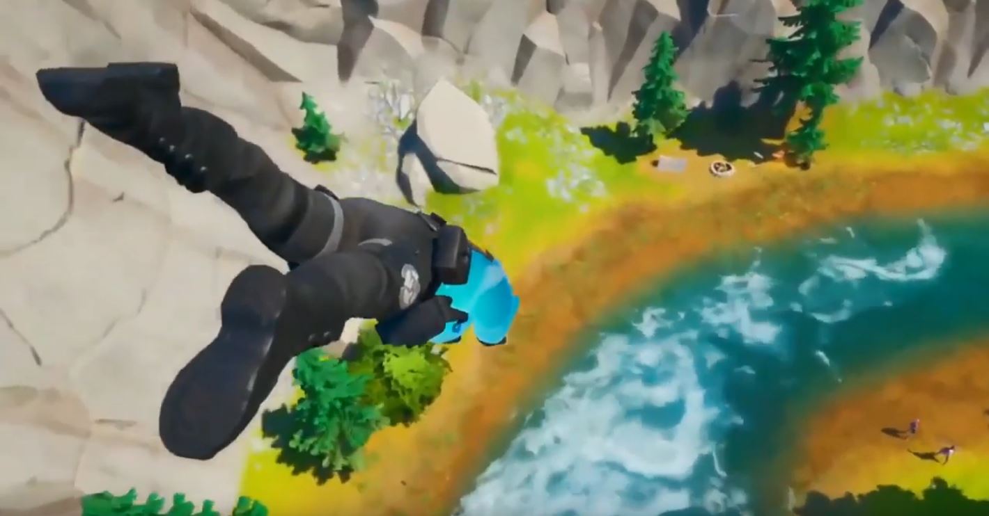 I've heard of sky diving, but this is ridiculous.