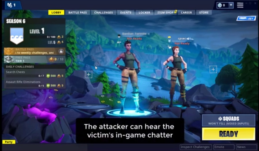 Hackers have figured out a way to hack Fortnite accounts.