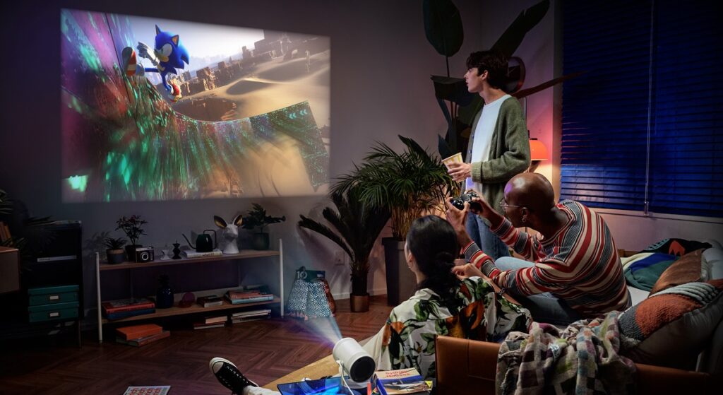 You can take the Samsung Freestyle 2