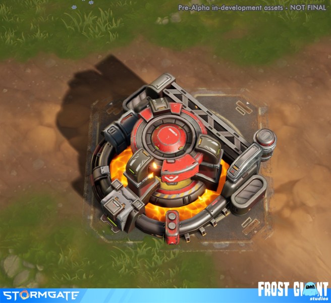 A command post in Frost Giant Games' Stormgate.