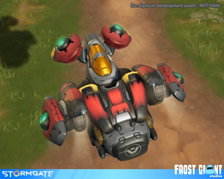 Evac unit in Stormgate.