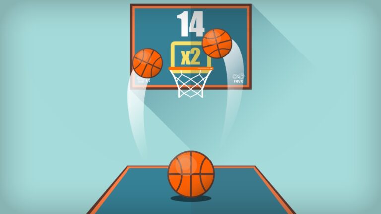 FRVR Basketball is one of FRVR's big hits.