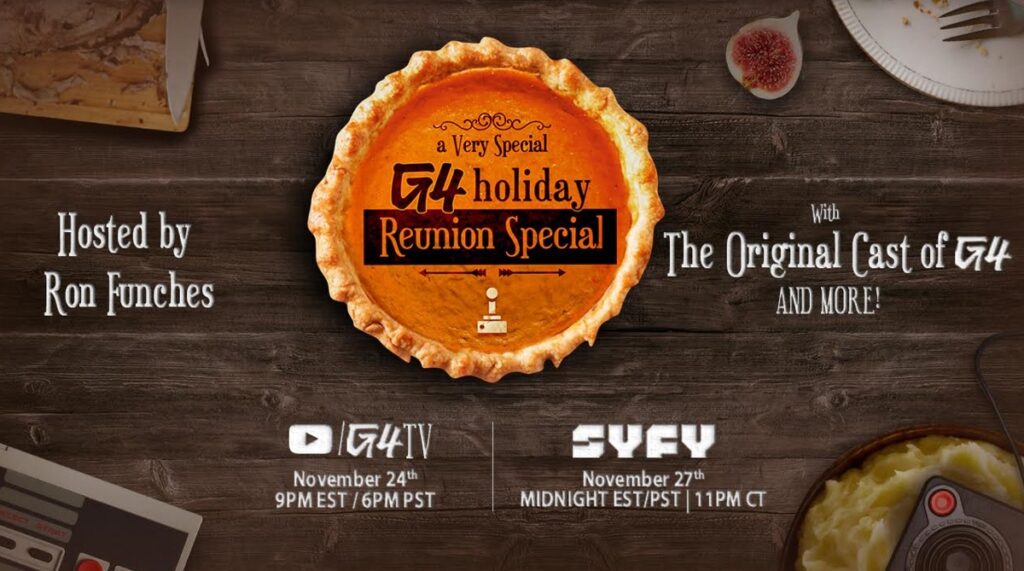 G4 holds a holiday reunion special with Comcast NBCUniversal