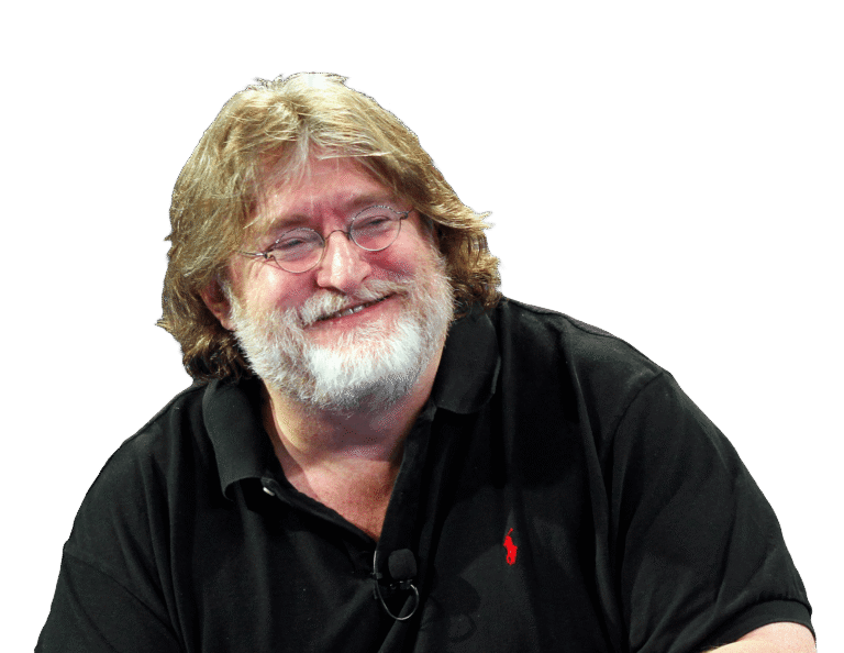 Valve boss Gabe Newell.