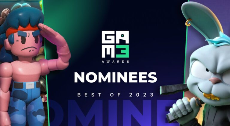 GAM3 has 40 nominees for the best Web3 games of 2023.