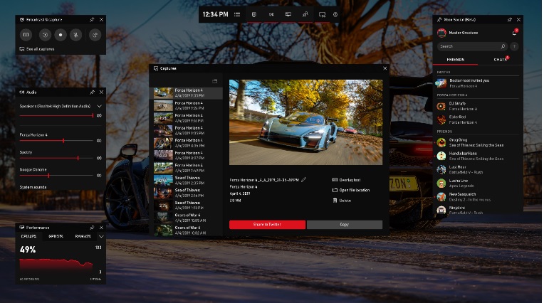 Windows 10 Game Bar