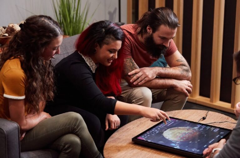 Gameboard marries physical and digital tabletop gaming.