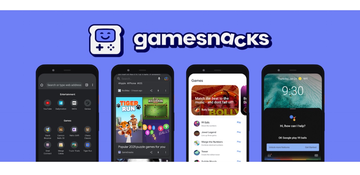 GameSnacks is doing ad-based HTML5 games on Google Play.