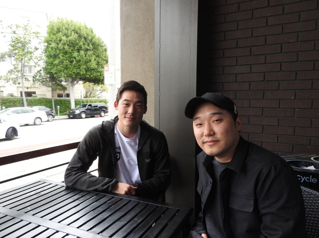 Arnold Hur (left) and Justin Choy of Gen.G.