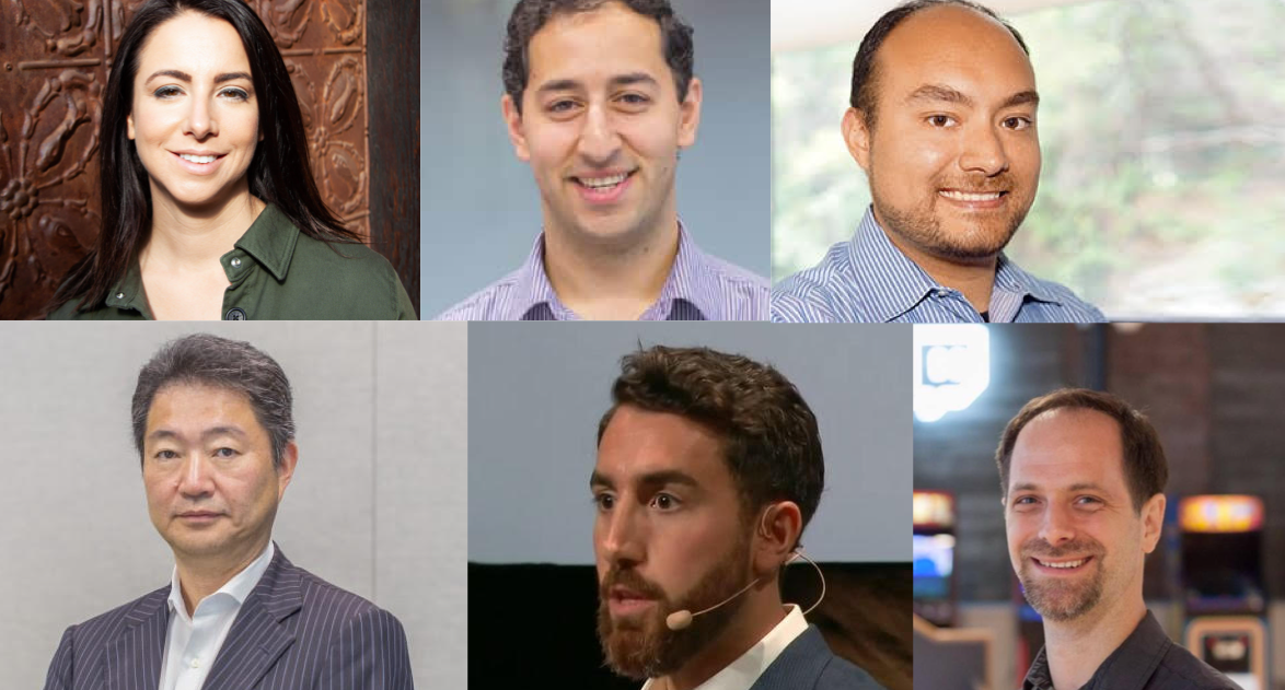 Genvid roundtable participants: Left top: Anna Sweet, Jacob Navok, Jt GleasonLower left: Yoichi Wada, Matthew Ball, Chris Cataldi
