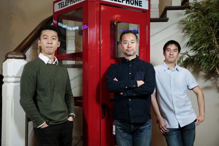 GFR's (left to right) Songshan Jia (investment analyst), Teppei Tsutsui (managing director), and Yasushi Komori (principal).