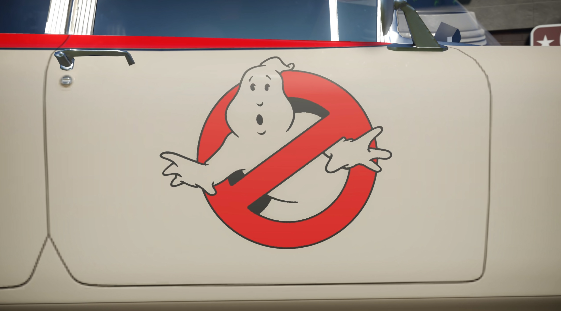 Ghostbusters in Planet Coaster.
