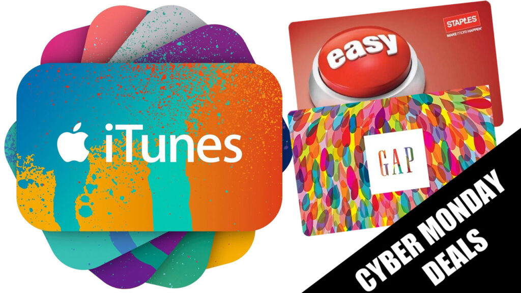 $100 iTunes for $75 as gift cards invade Cyber Monday
