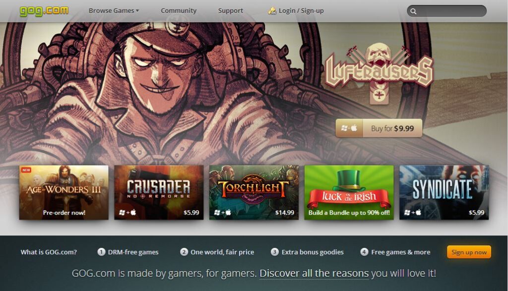Retro PC-game distributor GOG.com is adding support for Linux (and potentially SteamOS)